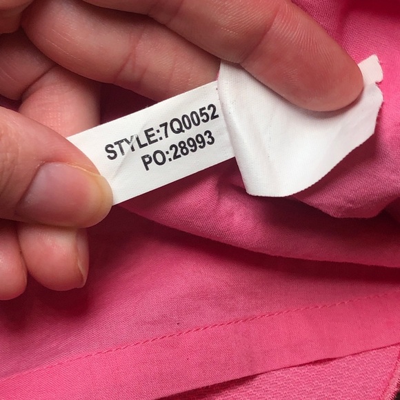 Vineyard Vines By Shep Ian Pink Pineapple Print Scalloped Hem Girls Size 10 - Picture 9 of 11